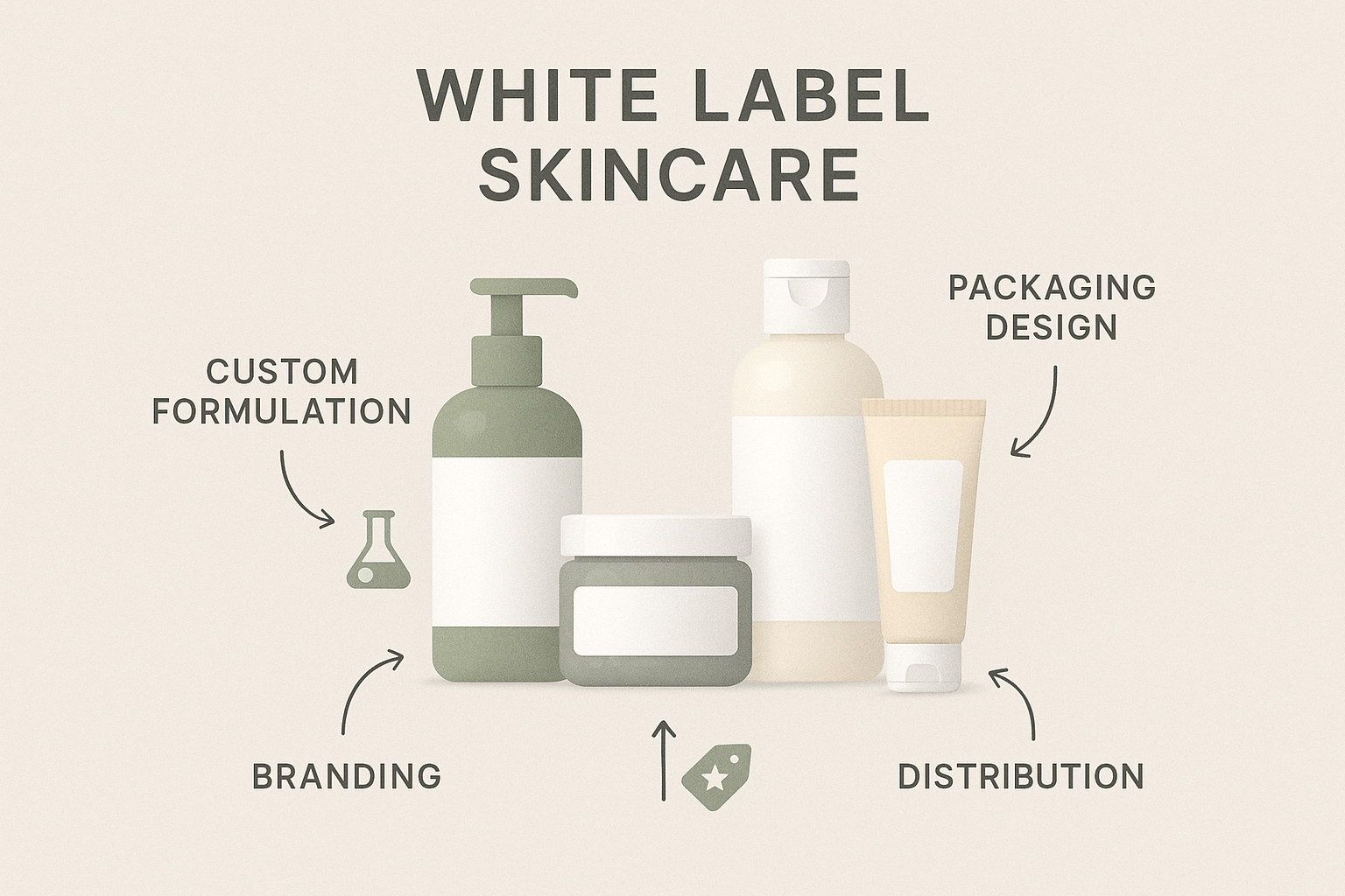 White Label Skincare infographic
